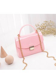 Lady's Clear PVC Transparent Candy Small Bag Tote Clear Beach Handbag Bucket Satchel Shoulder Bag Beach Bag