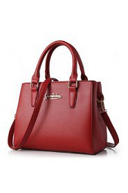 Women Casual PU Tote Blue / Red / Black