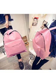 Women Backpack Letter Print Large Capacity Zipper Pocket Student School Outdoor Casual Shoulder Bag