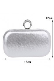 Women Metallic Diamonds Evening Bag