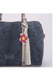 Women PU / Canvas Shopper Shoulder Bag / Tote / Cross Body Bag Blue