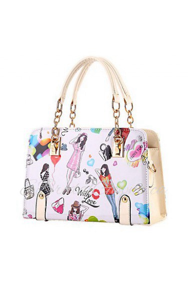 Women's Fashion Casual PU Messenger Shoulder Bag/Totes