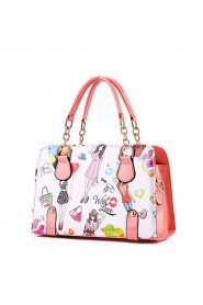 Women's Fashion Casual PU Messenger Shoulder Bag/Totes