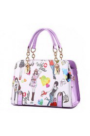 Women's Fashion Casual PU Messenger Shoulder Bag/Totes