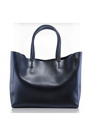 Most Popular Simple Design Genuine Leather Tote Bag