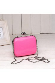 Women Casual PU Without Zipper Clutches/Evening Bags