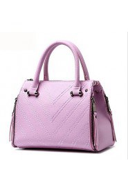 Women Casual / Office & Career PU Tote White / Pink / Purple / Blue / Gray / Black / Burgundy