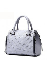 Women Casual / Office & Career PU Tote White / Pink / Purple / Blue / Gray / Black / Burgundy