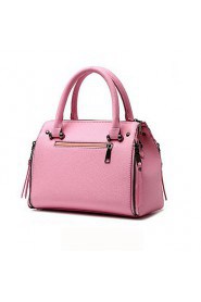 Women Casual / Office & Career PU Tote White / Pink / Purple / Blue / Gray / Black / Burgundy