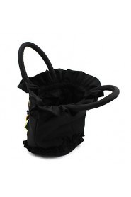 Women Casual / Event/Party Canvas Evening Bag Black