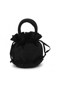 Women Casual / Event/Party Canvas Evening Bag Black