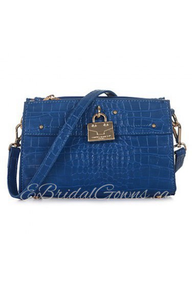 Women Formal / Casual / Event/Party / Office & Career PU Shoulder Bag Blue