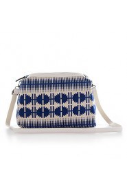 Women PU Shopper Shoulder Bag / Tote / Cross Body Bag Blue