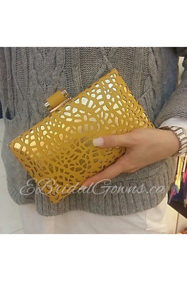 Women Fashion Evening Party Bags Clutches in Yellow