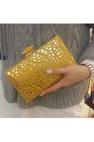 Women Fashion Evening Party Bags Clutches in Yellow