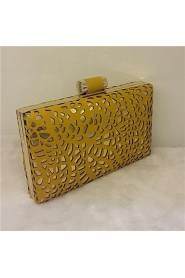 Women Fashion Evening Party Bags Clutches in Yellow