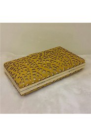 Women Fashion Evening Party Bags Clutches in Yellow