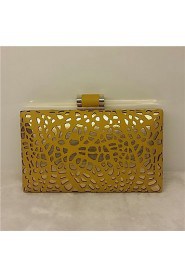 Women Fashion Evening Party Bags Clutches in Yellow