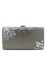 Women Metal Flap Clutch / Evening Bag Gold / Silver / Black