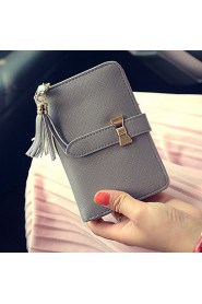 Women Formal / Casual / Event/Party / Shopping PU Wallet Pink / Gray / Black