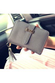 Women Formal / Casual / Event/Party / Shopping PU Wallet Pink / Gray / Black