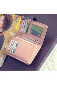 Women Formal / Casual / Event/Party / Shopping PU Wallet Pink / Gray / Black