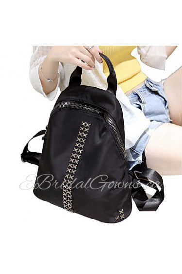 Women Casual Other Leather Type Zipper Backpack