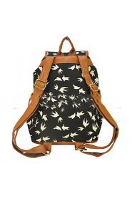 Women Sports / Shopping Canvas Toggle Backpack