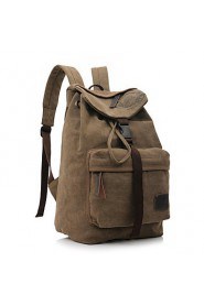 Men Women Canvas Backpack School Laptop Bag