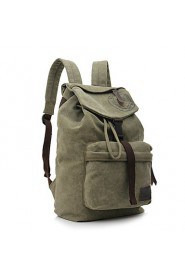 Men Women Canvas Backpack School Laptop Bag