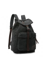 Men Women Canvas Backpack School Laptop Bag