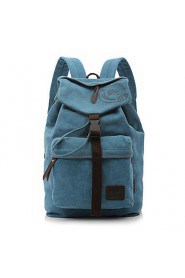 Men Women Canvas Backpack School Laptop Bag