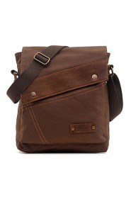 Unisex Vintage Canvas Leather Crossbody Bags