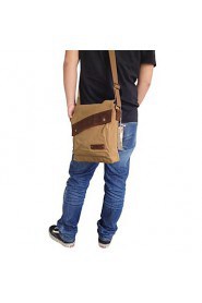 Unisex Vintage Canvas Leather Crossbody Bags