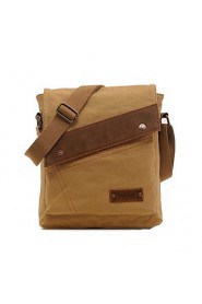 Unisex Vintage Canvas Leather Crossbody Bags