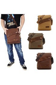 Unisex Vintage Canvas Leather Crossbody Bags