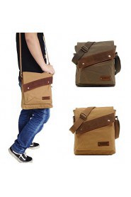 Unisex Vintage Canvas Leather Crossbody Bags