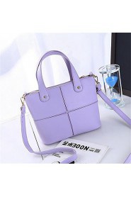 Women Casual / Outdoor PU Tote White / Pink / Purple / Gray / Black