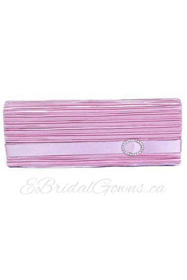 Silk Wedding / Special Occasion Clutches / Evening Handbags with Rhinestones