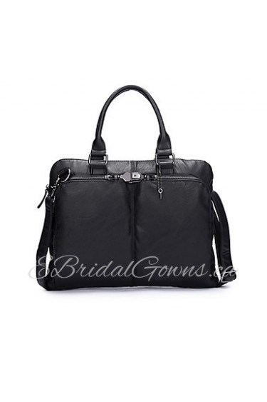 Men Sports / Casual / Outdoor / Shopping PU Tote Black