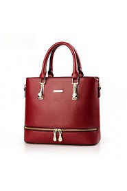 Women Casual / Office & Career PU Tote White / Blue / Red / Gray / Black / Burgundy