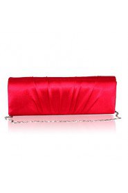 Gorgeous Satin/ Silk Shell With Evening Handbags/ Clutches More Colors Available