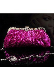 Satin with Shiny bead and Rihinestone Wedding /Special Occasion Evening Handbags/Clutchs(More Colors)