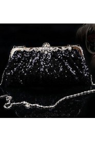 Satin with Shiny bead and Rihinestone Wedding /Special Occasion Evening Handbags/Clutchs(More Colors)