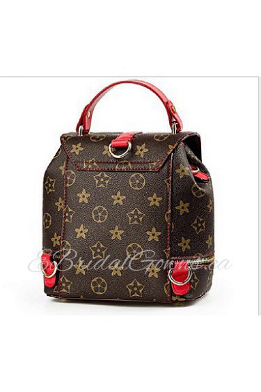 Women Casual PU Tote Brown