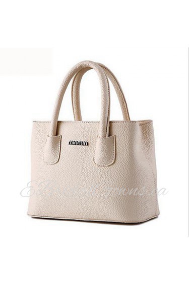 Women Casual / Outdoor PU Tote White / Pink / Purple / Blue / Gray / Black / Burgundy