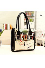 Women's PU Baguette Shoulder Bag/Tote Multi color