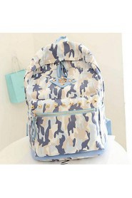 Women Outdoor Canvas Zipper Backpack