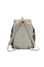 Women Sports / Shopping Canvas Toggle Backpack