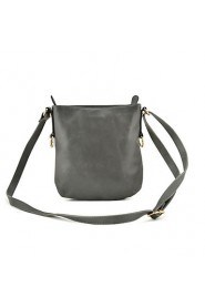 Unisex Casual / Outdoor Pigskin Shoulder Bag Brown / Gray / Black